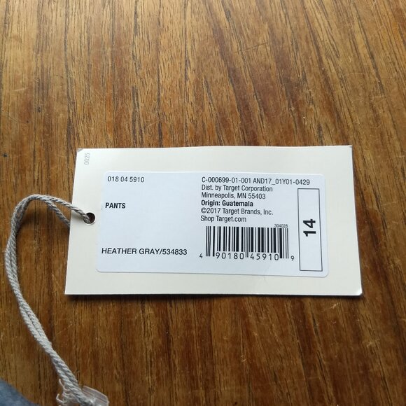 A New Day Heather Gray Career Work Stretch Curvy Size 14 NWT New Pants Slacks - Picture 9 of 9